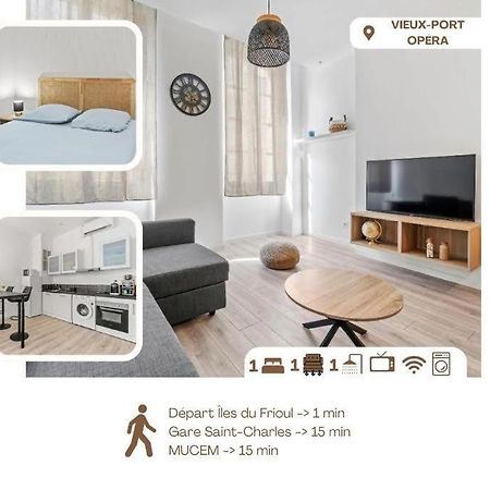 Spacieux T2 Vieux Port Opera Марсель Экстерьер фото